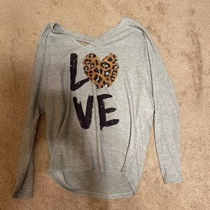 Womens long sleeve tee
